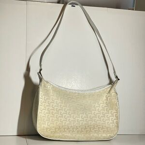PIERRE CARDIN White Purse Vintage Shoulder Bag